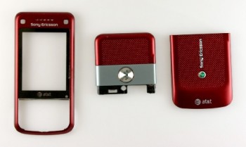 Caratula Sony Ericsson W760 Roja