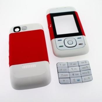 Caratula Nokia 5200 Blanc/Rojo