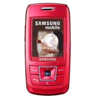 Caratula Samsung E250 Roja