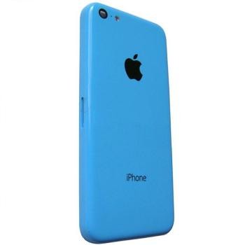 TAPA TRASERA APPLE IPHONE 5C AZUL CALIDAD ORIGINAL