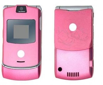 Caratula Motorola V3 Rosa