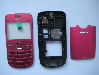 Caratula Nokia C3-00 Rosada