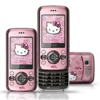 CARATULA SONY ERICSSON W395 ROSADA HELLO KITTY