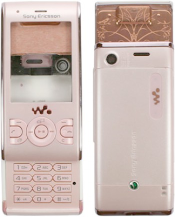 Caratula Sony Ericsson W595 Rosada
