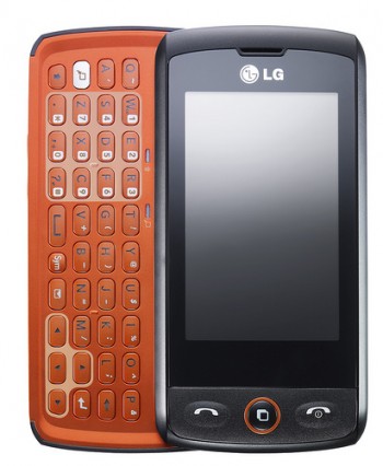 Caratula LG GW525 Naranja-Negra