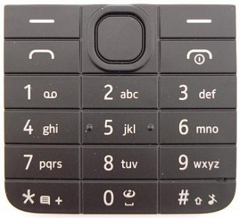 TECLADO NEGRO NOKIA 208 CALIDAD ORIGINAL