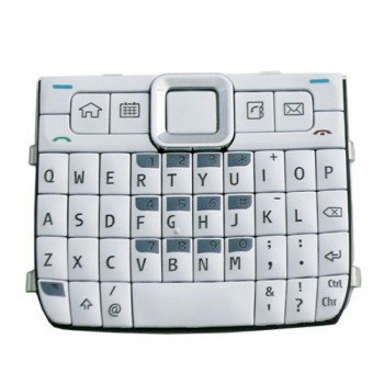 Teclado Nokia E63 Blanco