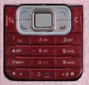 Teclado Nokia 6120 Rojo