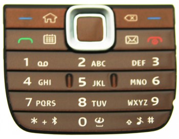 Teclado Numerico Nokia E75 Café