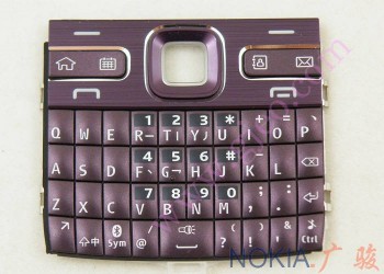 Teclado Nokia E72 Purpura