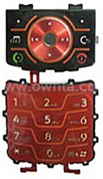 TECLADO MOTOROLA Z3 NARANJA