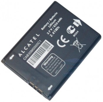 BATERIA ALCATEL CAB30M0000C1 OT103 OT103A OT106 OT106A OT203 OT203A OT203E OT205 OT206 OT209 OT222 OT222A OT255 OT280 OT600 OT600A OT600C OT383 OT383A OT383C OT300 OT303 OT305 OT355D S319 S320 S321