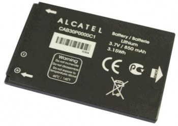 BATERIA ALCATEL CAB30P2001C1/CAB30P0000C1 850 mAh OT799 OT799A OT800 OT800A OT802 OT802 OT802Y OT808 OT808A