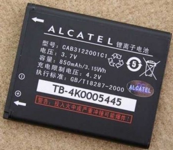 BATERIA ALCATEL CAB3122001C1 OT708 OT710 OT880 OT807 OT807A OT888 OT536 OT905 TB4K