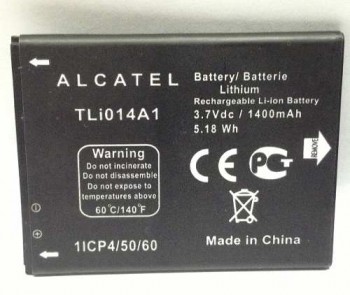 BATERIA ALCATEL TLI014A1 OT4010 OT4010D OT4012 OT4030D OT4030 OT5020 OT5020D 3.7V 1400MAH