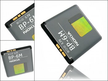 Bateria Nokia BP6M 3250/6233/7390 9300/N73/N93/N77