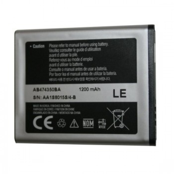 BATERIA SAMSUNG AB474350B B5722 DUOS i7110 I8510 D780 G810 i5500 GALAXY 550 T749 HIGHLIGTH