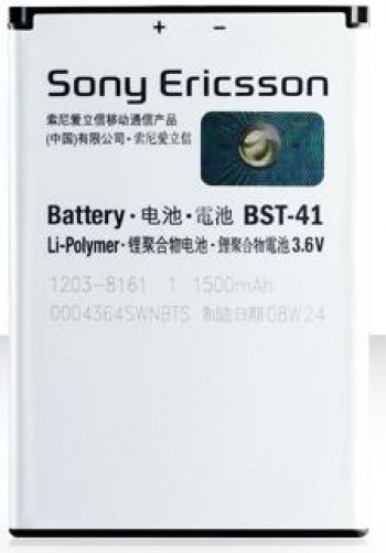 Bateria Sony BST41 Xperia X1 Xperia/X2/Xperia X10a/ Xperia PLAY/ R800 M1/ASPEN/ XPERIA NEO L MT25