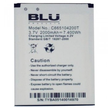 BATERIA BLU C665104200T 2000 mAh 3.7V BLU STUDIO 5.0 S D570a D570i/ STUDIO 5.5 LITE V530Q