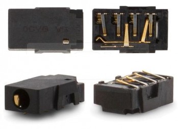CONECTOR AUDIO Nokia ASHA 200/ ASHA 201/ C2-02/ C2-03/ C2-06/ C3-00/ C5-00/ E5-00/ X1-00/ X1-01/ X2-02/ X3-02