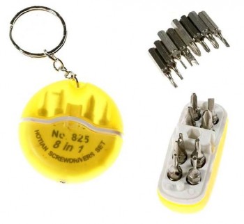 LLAVERO DESTORNILLADOR 8 PUNTAS CAMBIABLES TW-069