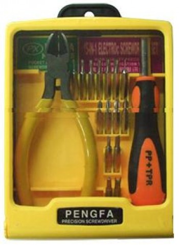 JUEGO DESTORNILLAR 14 PUNTAS CAMBIABLES + CORTADORA PENGFA 8906