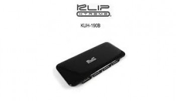 HUB USB KLIPX 2.0 4 PUERTOS NEGRO KUH-190B